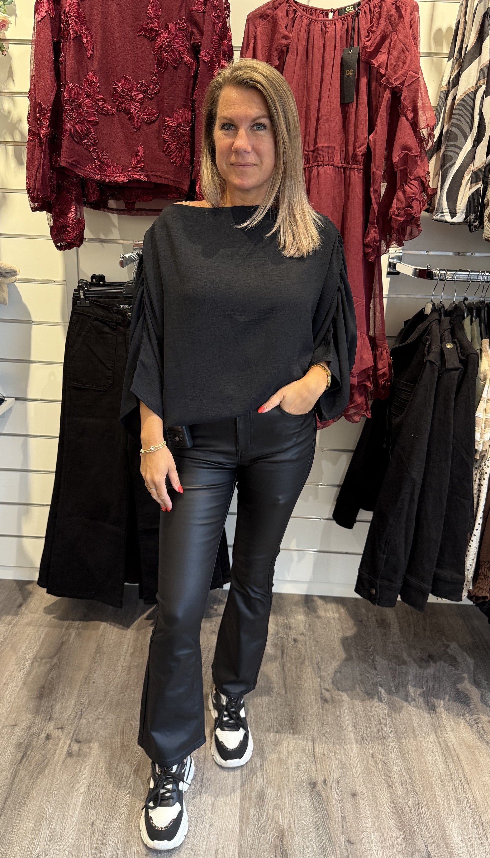 Kylie blus svart
