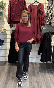 Kylie blus bordo
