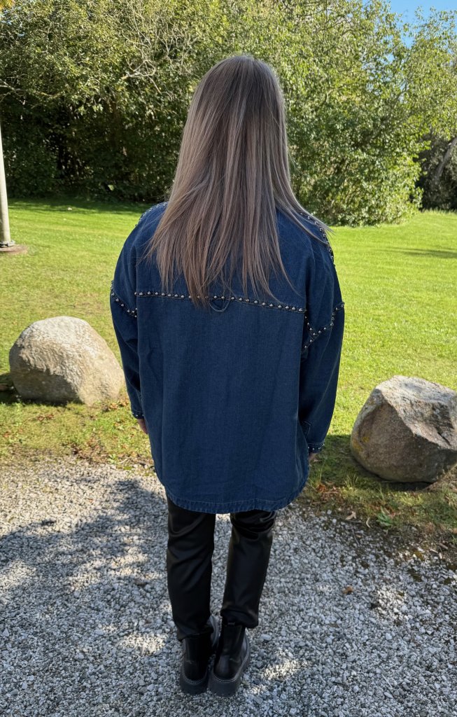 Laura- Jeansjacka - Denim - Nitar - Nyhet
