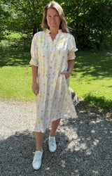 Lauren Klänning Beige