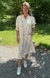 Lauren Klänning Beige