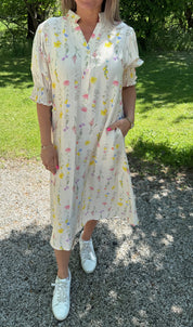 Lauren Klänning Beige