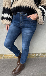 Leoni - Jeans JW2505 - Mörk Denim