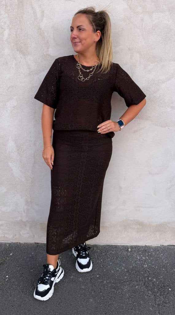 ElSIA -Kjol - Chocolate  - Nyhet