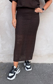 ElSIA -Kjol - Chocolate  - Nyhet