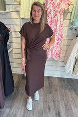 Lilja Klänning Knyt Choco