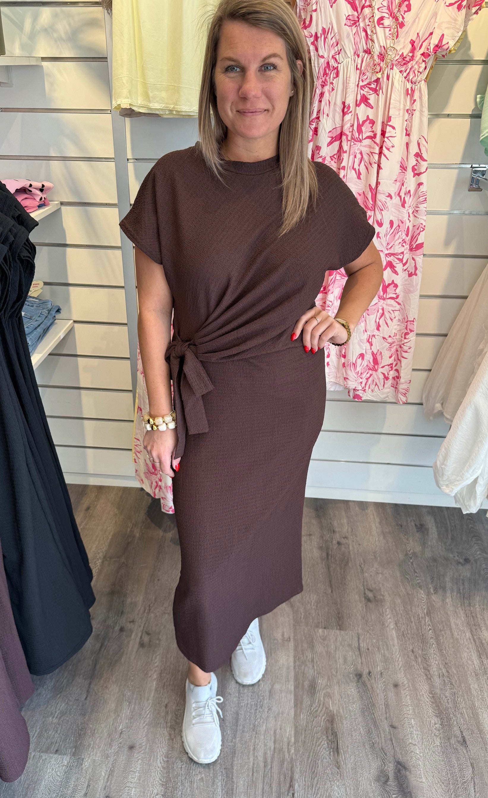 Lilja Klänning Knyt Choco