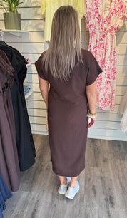 Lilja Klänning Knyt Choco