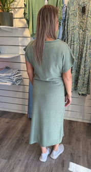 Lilja Klänning Knyt Khaki