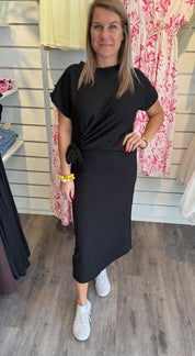 Lilja Klänning Knyt Svart