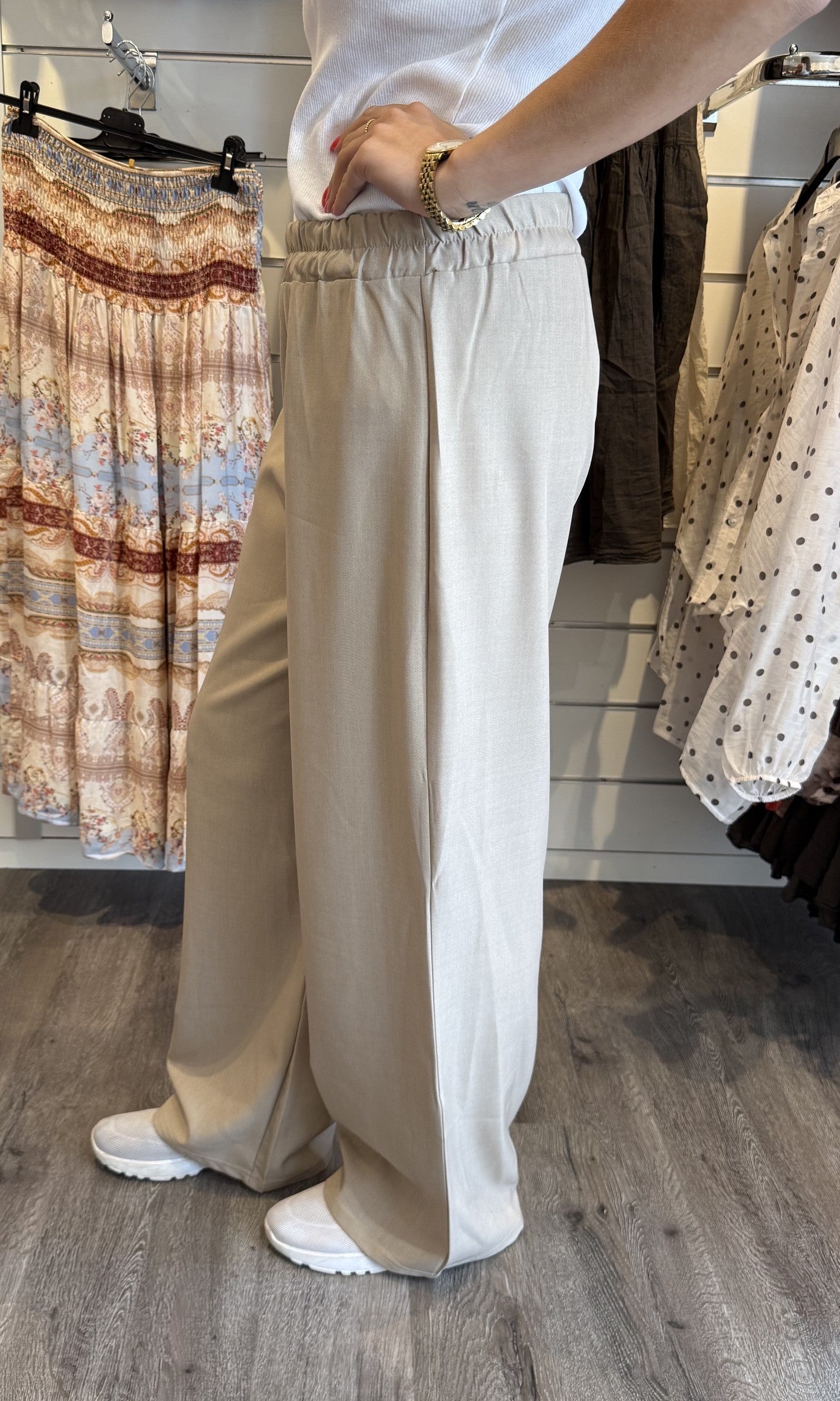 Lilly - Snyggbyxa med resår Beige