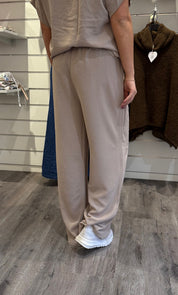 Lilly - Byxa med resår - Beige
