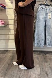 Lilly - Byxa med resår - Choco