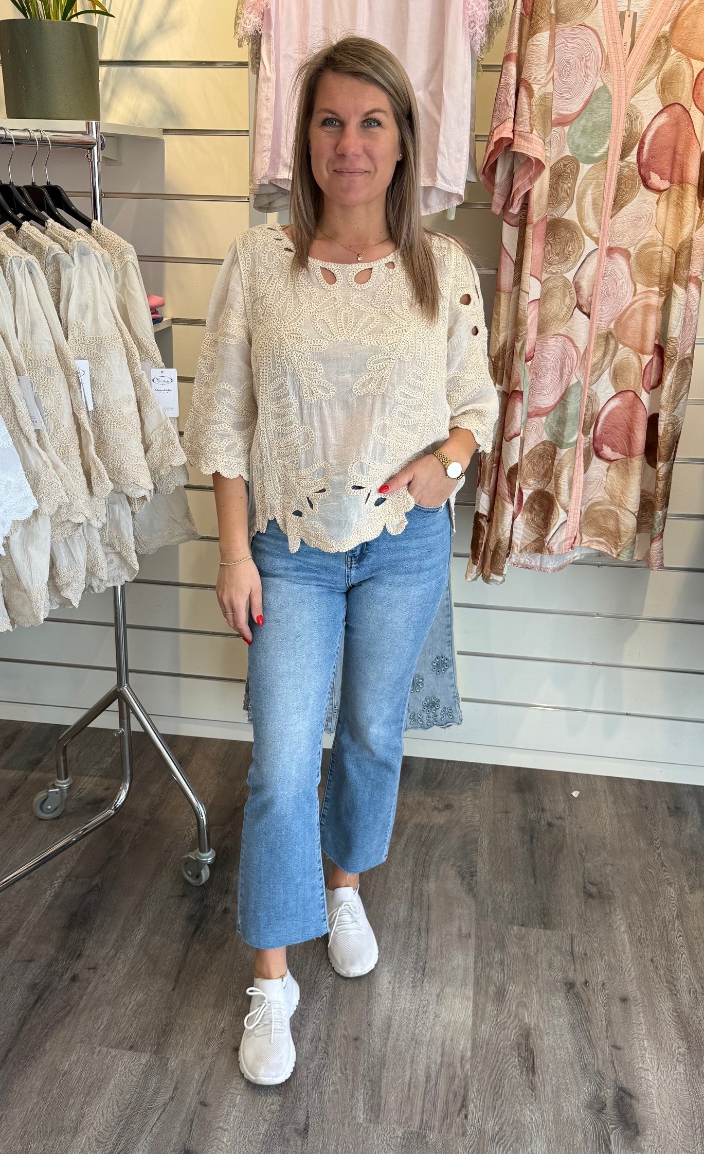 Lina - Bomullstopp Beige
