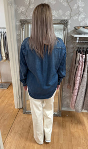 Linnea- JeansSkjorta - Denim-  Nyhet