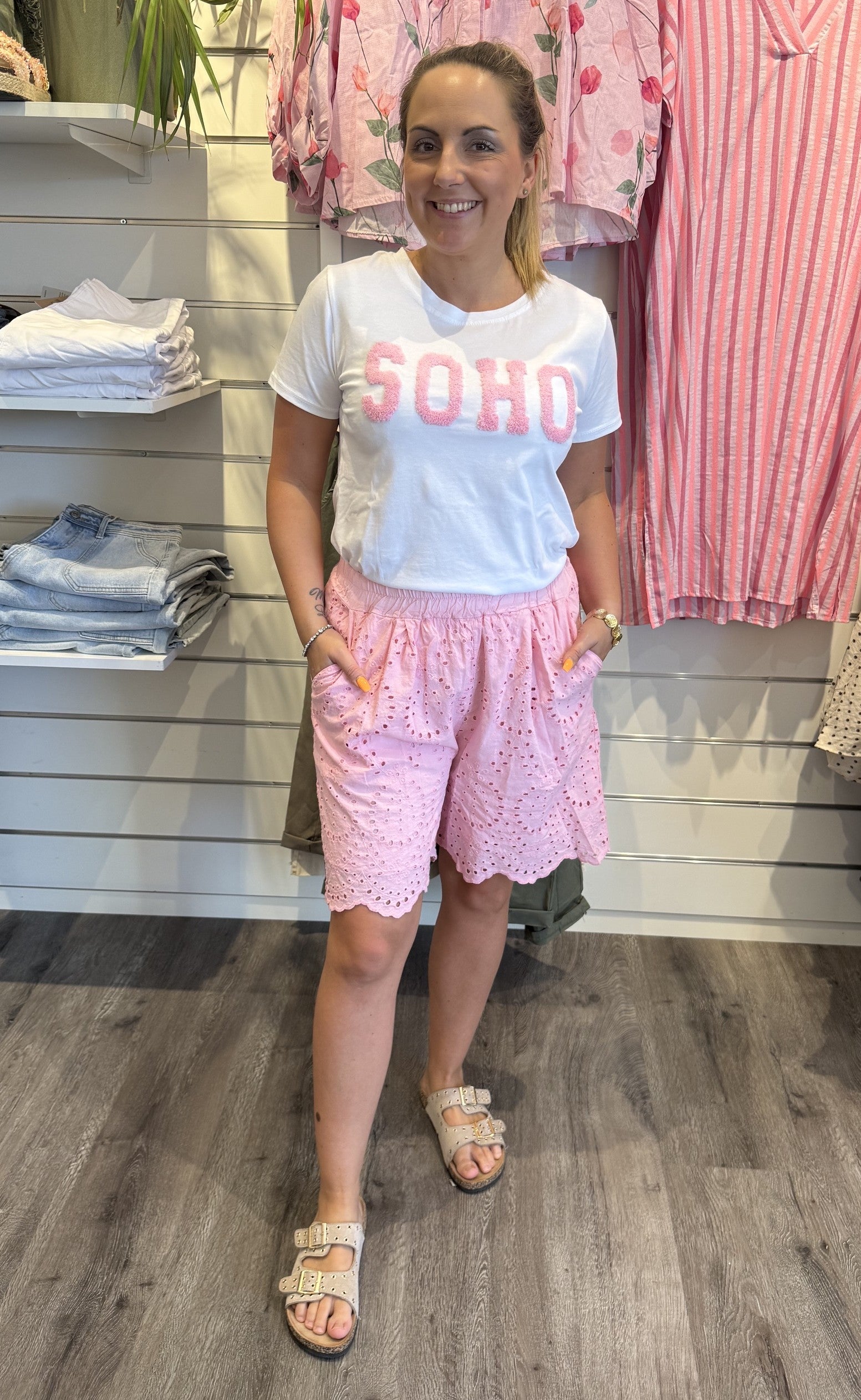 Liselotte shorts rosa
