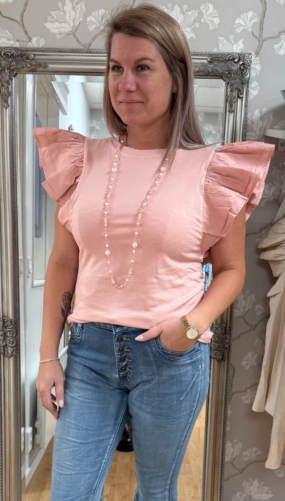 Marianne - Halsband -Rosa- Nyhet