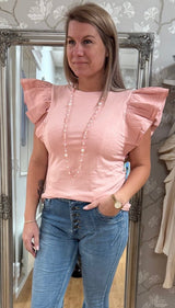 Marianne - Halsband -Rosa- Nyhet