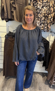 Loreen blus svart