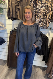 Loreen blus svart