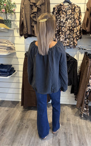 Loreen blus svart