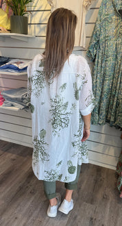 Lorina  Bomullsskjorta Khaki
