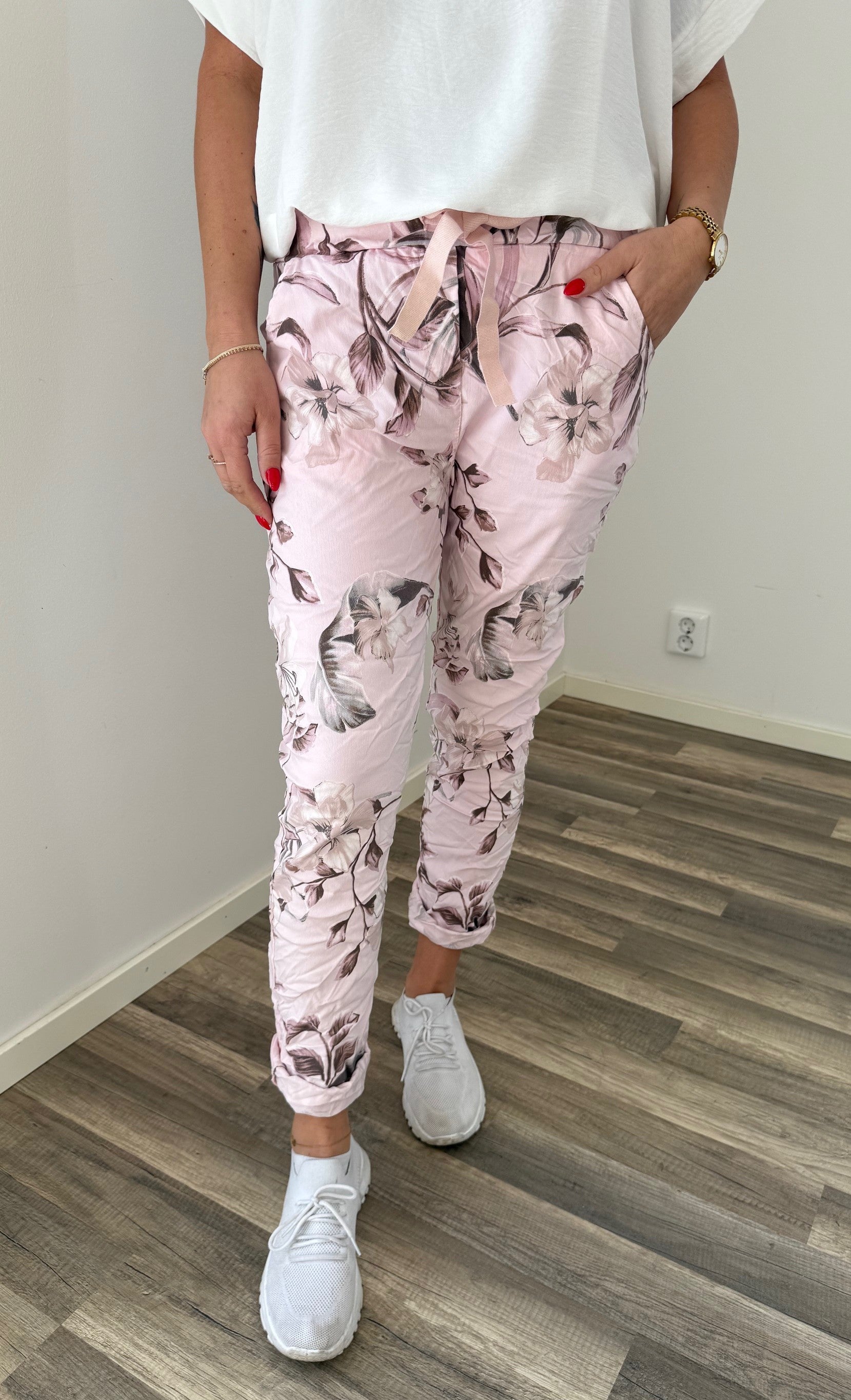 Lovi  - Byxor med Knyt  - Rosa