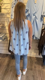 Lucina Topp Prickar Ljusblå