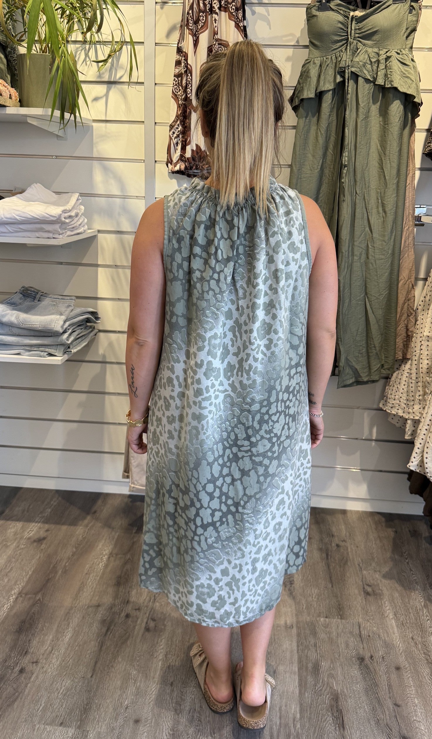 Luppa leo klänning khaki