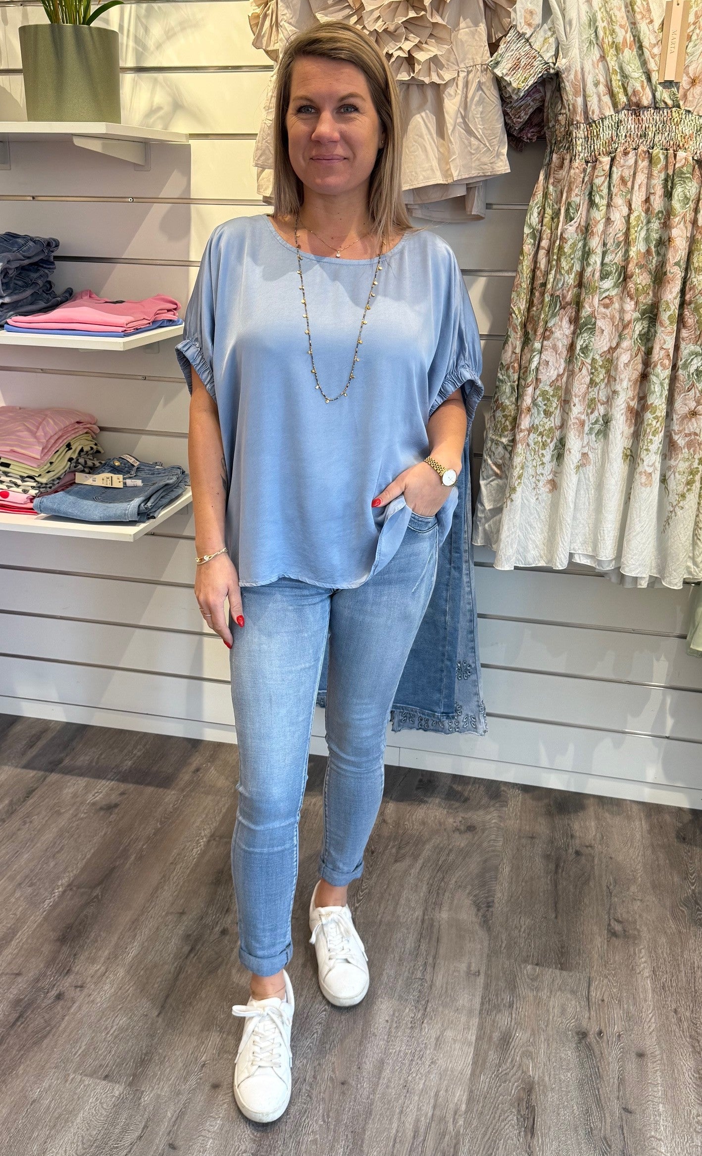 BCMable Satinblus Denimblå