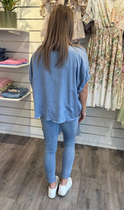 BCMable Satinblus Denimblå