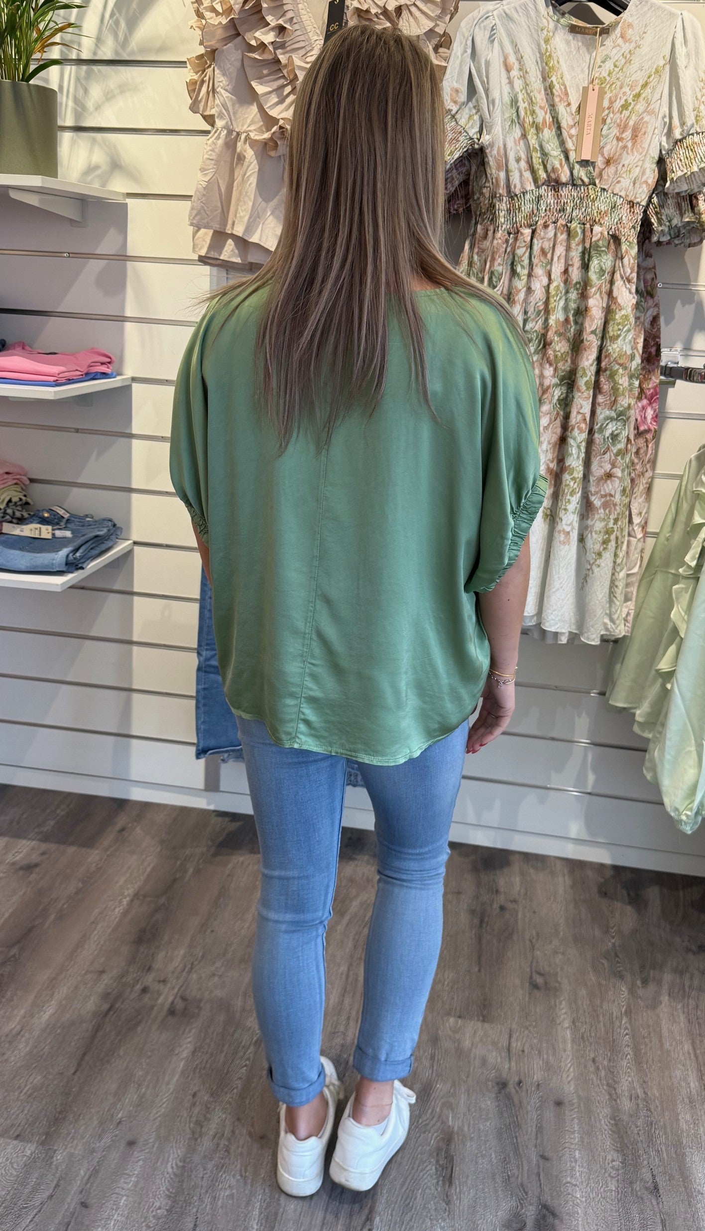BCMable Satinblus Sage Green
