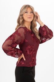 Maeve blus bordo