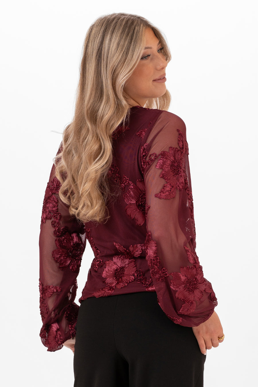 Maeve blus bordo