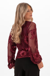 Maeve blus bordo