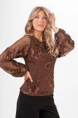 Maeve blus choco
