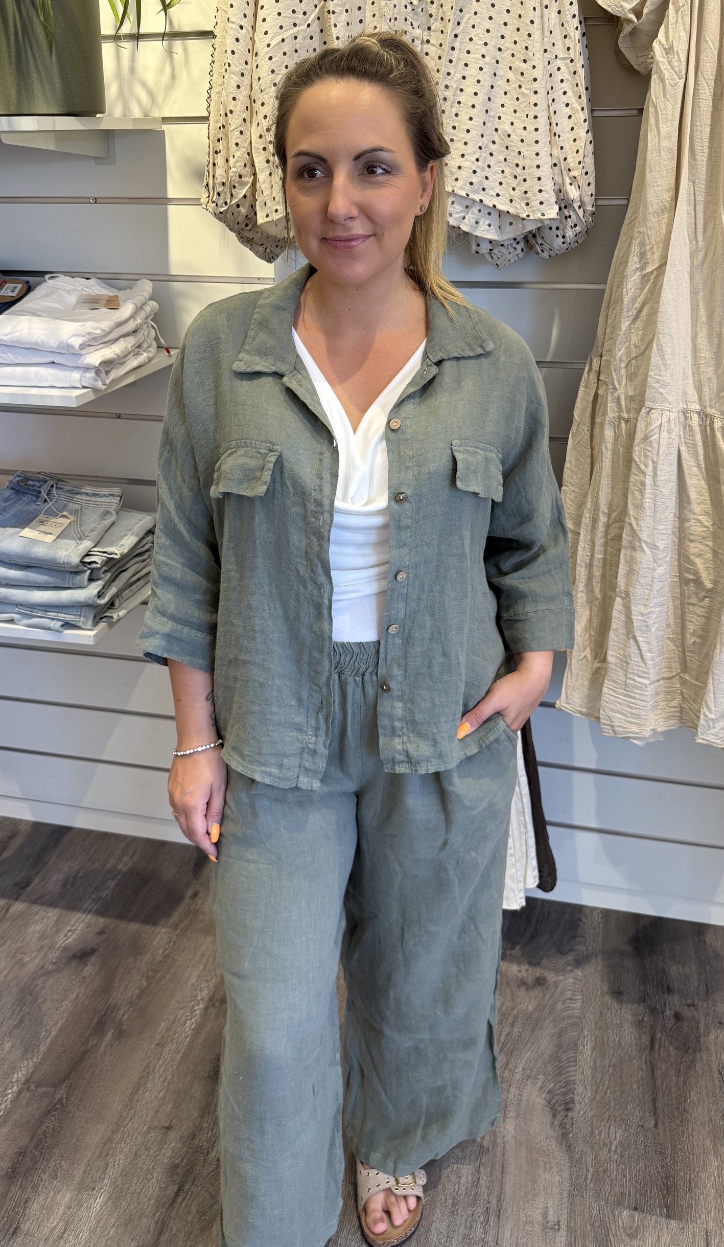 Malissa Skjorta Khaki