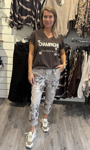 Mally Magiska byxor Taupe
