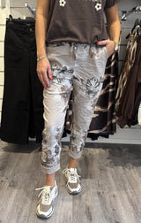Mally Magiska byxor Taupe