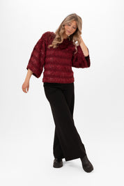 Malvah Topp Burgandy