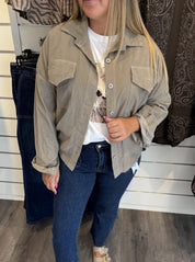 Maria Skjorjacka Manchester Taupe