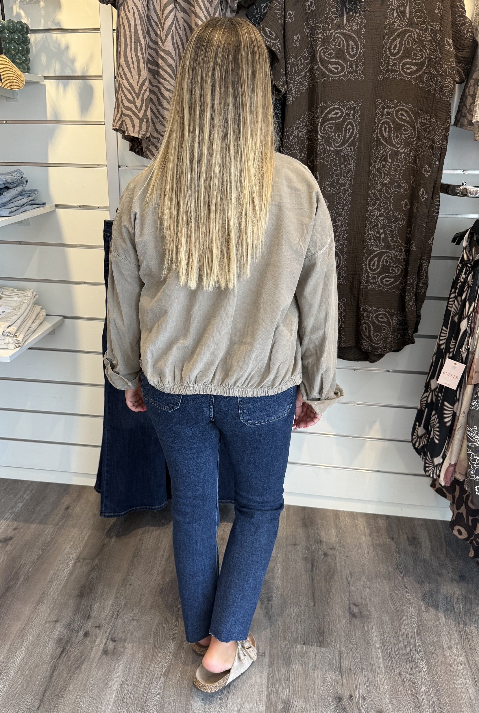 Maria Skjorjacka Manchester Taupe