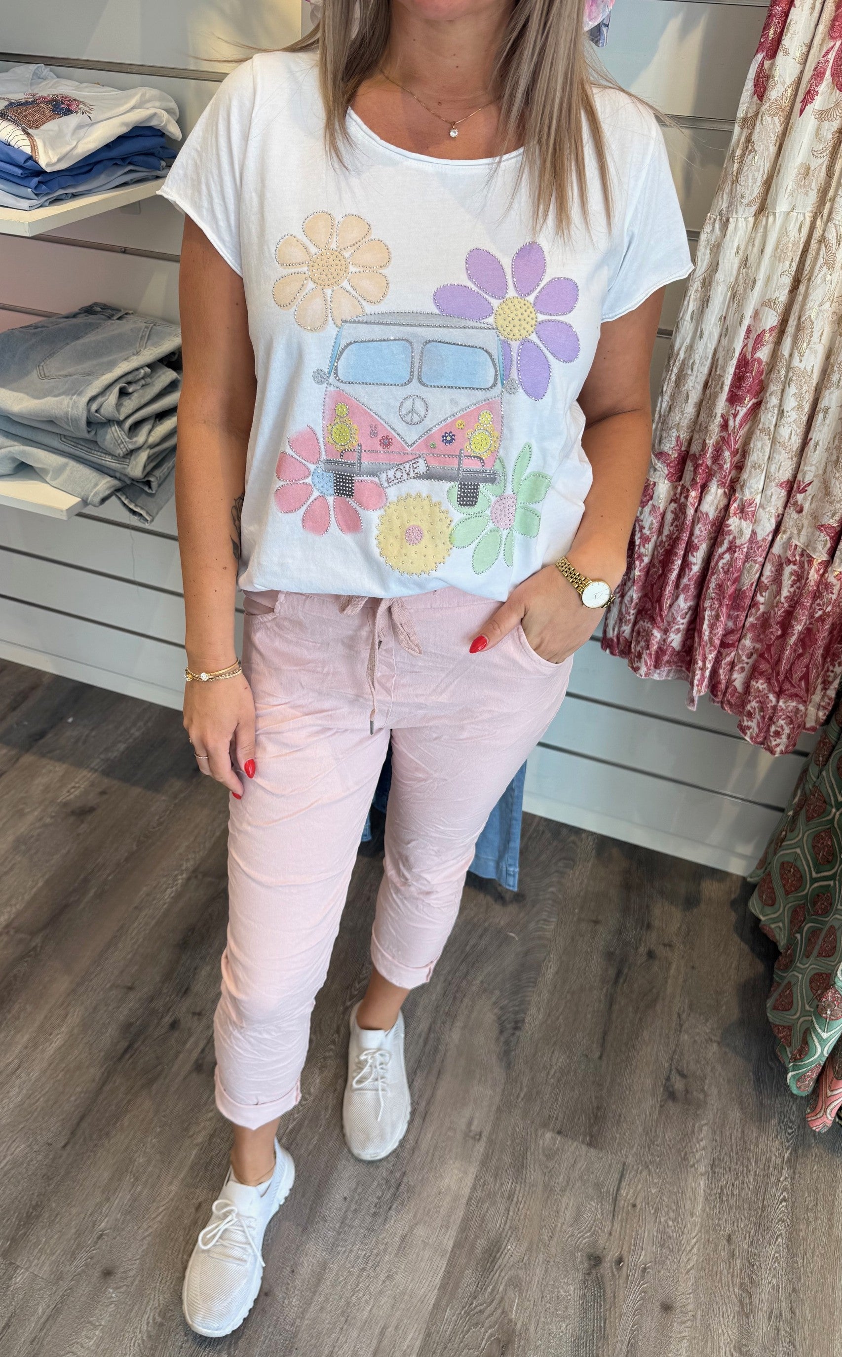 Marie Tshirt Buss Flower Multi