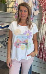 Marie Tshirt Buss Flower Multi