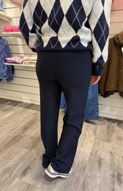 Marita - Kostymbyxor- Superstretch- Navy
