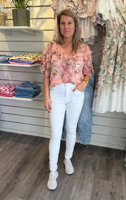 Marta jeans vit 2573