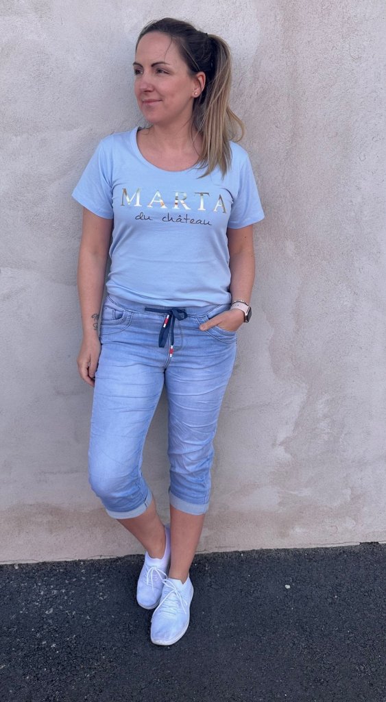 Jeanette - Tshirt - Marta - Ljusblå- Nyhet