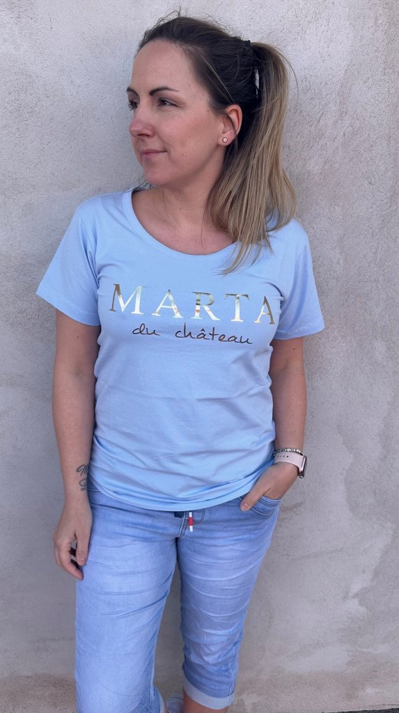 Jeanette - Tshirt - Marta - Ljusblå- Nyhet
