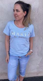 Jeanette - Tshirt - Marta - Ljusblå- Nyhet