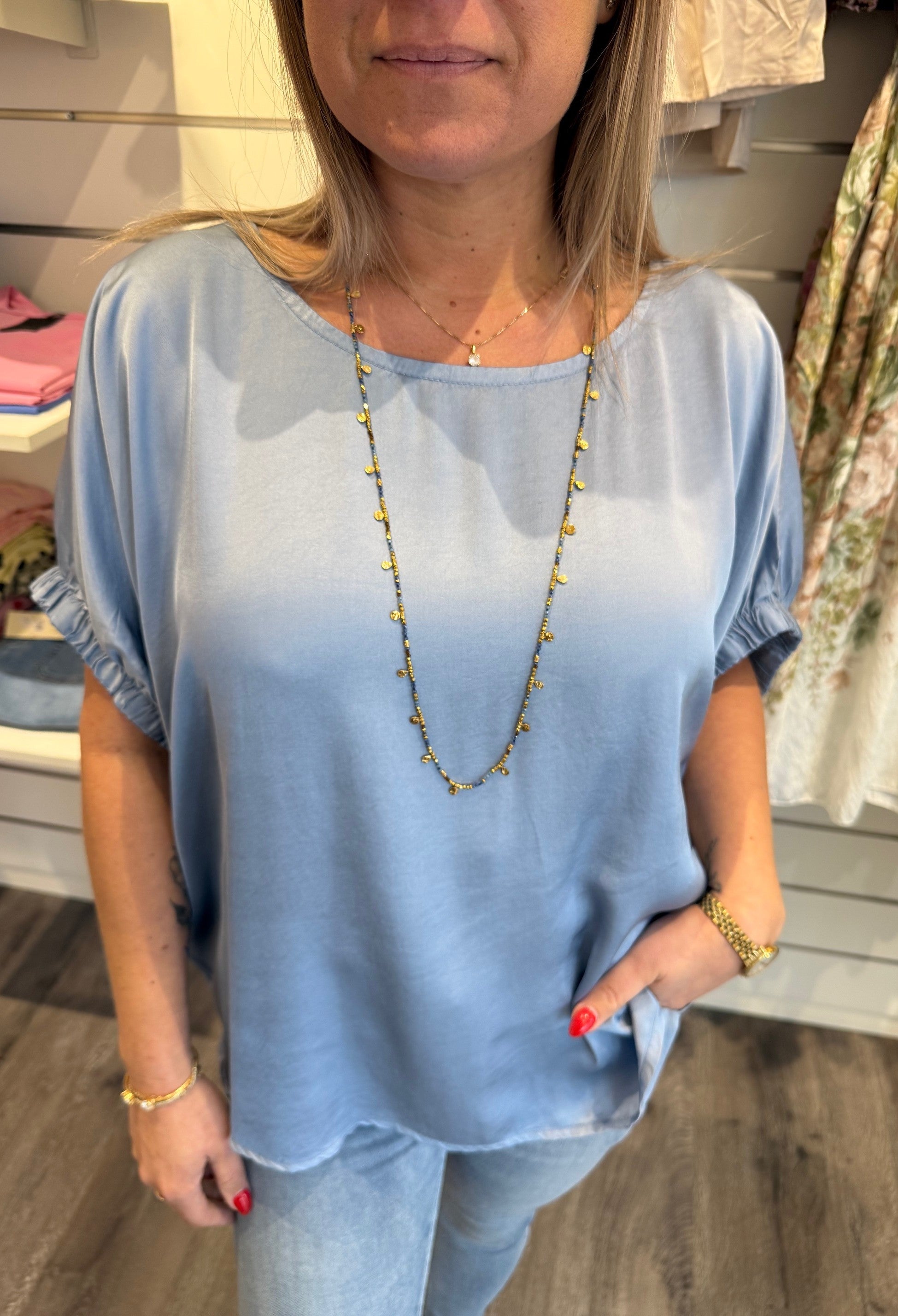 BCMartine halsband Blue mix